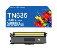 Cartucho de tóner de Alto Rendimiento TN635 (reemplazo) para impresoras Brother HL-L8430CDW, MFC-L8730CDW, L8930CDW, L8970CDW y EX575 - Impresión nítida,TN635 -Yellow