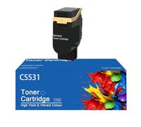 Cartucho De Tóner De Color CS531 De Recambio, Compatible Con Las Impresoras Lexmark Cx635adwe, Cs531dw, Cs632dwe Y Cx532adwe. 75M10K0 Con Chip,Cyan