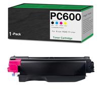 Cartucho de tóner de color de alto rendimiento compatible con PC600, reemplazo para cartuchos de tinta Ricoh 408314, 408315, 408316 y 408317. Funciona con la impresora Ricoh PC600,Magenta-1Pack