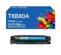 Cartucho de tóner de reemplazo Compatible T6B80A para impresoras HP Color LaserJet Pro M280nw, M281fdn y M281fdw - Impresión de Alta definición,T6B80A-Cyan