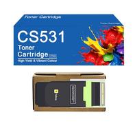 Cartucho de tóner de Repuesto CS531 para impresoras Lexmark CS531, CS531dw, CX532adwe, CS632dw y CX635adwe - Alto Rendimiento (3000 páginas),CS531-Yellow