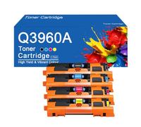 Cartucho de tóner de Repuesto Q3960A 122A Q3960A Q3961A Q3962A Q3963A para impresoras HP 2550 2550L 2550Ln 2550n,Q3960A-4Color