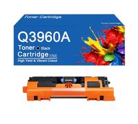 Cartucho de tóner de Repuesto Q3960A 122A Q3960A Q3961A Q3962A Q3963A para impresoras HP 2550 2550L 2550Ln 2550n,Q3960A-Black