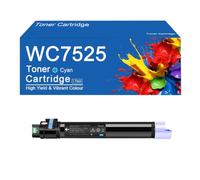 Cartucho de tóner de Repuesto WC7525 para impresoras Xerox WorkCentre 7525, 7530, 7535, 7545, 7556, 7830 y 7835.,WC7525-Cyan