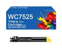 Cartucho de tóner de Repuesto WC7525 para impresoras Xerox WorkCentre 7525, 7530, 7535, 7545, 7556, 7830 y 7835.,WC7525-Yellow