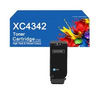 Cartucho de tóner de Repuesto XC4342 24B7518 24B7515 24B7516 24B7517 para impresoras Lexmark XC4342 XC4352, impresión de Alta definición,XC4342-Cyan