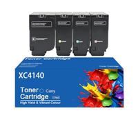 Cartucho De Tóner En Color XC4140 Con Chip, Compatible Con Las Impresoras Lexmark XC4140, XC4143, XC4150 Y XC4153 (Cartuchos 24B6720 Y 24B6718)