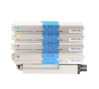 Cartucho de tóner Europeo 46508712 46508711 46508710 46508709, Compatible con Oki C332dn MC363dn C332 MC363(4pcs)