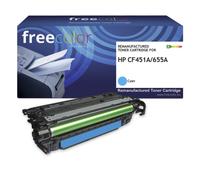 Cartucho de tóner Freecolor K18243F7 compatible HP CF451A cian 10500 páginas
