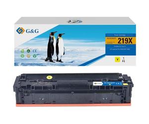 Cartucho de tóner G&G compatible con HP 219X Amarillo 2500 páginas