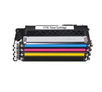 Cartucho de tóner HP Compatible con Juego de 4 Colores con Chip, for impresoras 150A, 150W, 150NW, MFP 178NW, 179FNW, 117A, W2070A, W2071A, W2072A y W2073A.