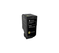 Cartucho de tóner Lexmark Unison - Amarillo - Láser - Alto rendimiento - 16000 páginas - LEXMARK - CX725de/dhe/dthe