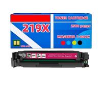 Cartucho de tóner Magenta 219X (W2193X) - 2500 páginas de Alta Capacidad, Compatible para HP Color LaserJet Pro 3202 dn/dng/dw/dwe y MFP 3302 fdn/fd ng/fdw/fdwg/sdw/sdwg