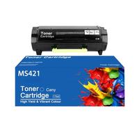 Cartucho De Tóner Ms421dn Con Chip, Compatible Con Los Cartuchos De Impresora Lexmark Ms321dn, Ms421dn, Ms421dw, Ms521dn Y Ms621dn: 56F1H00, 56F2H00,15000p