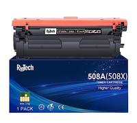Cartucho de tóner Negro 508A, Compatible con HP M553 508 508X CF360A CF360X para Impresora Color LaserJet Enterprise M553 M552 m553dn m553n MFP M577 Series, con Chip Inteligente Mejorado (1 Unidad)