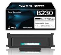 Cartucho de tóner Negro de Alta Capacidad B230 B225 B235 Compatible con impresoras Xerox B230 B225 B235 B225DNI B235DNI B230DNI 006R04399 006R04400 006R04401, sin Chip,Black-6000 Pages