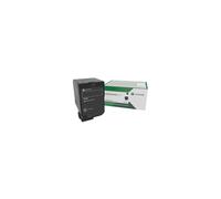 Cartucho de tóner negro Lexmark - Láser - 13000 páginas - Paquete de 1 - CS727de, CS728de, CX727de