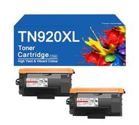 Cartucho de tóner Negro TN920XL Compatible para impresoras Brother HL-EX415DW, HL-L5210DN, HL-L5210DW, HL-L5210DWT y HL-L5215DW.,TN920XL -2SET