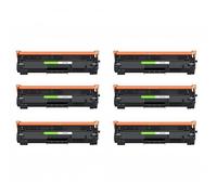 Cartucho de tóner Negro W1410A 141A con Chip, Compatible con HP LaserJet Pro M110w MFP M140w M139w(6PK)