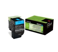 Cartucho de Tóner Original Lexmark 80C2HCE Cian