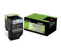 Cartucho de Tóner Original Lexmark 80C2HKE XL Negro