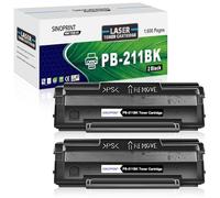 Cartucho de tóner PB-211 de repuesto para Pantum PB211 PB-211EV PB-210 compatible con Pantum P2502W M6552NW P2500W M6550NW M6500NW M6552NW M6600NW M6602NW Tinta de impresora 1,602NW 0 páginas (negro,