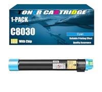 Cartucho De Tóner Remanufacturado C8030 006R01697 006R01698 006R01699 006R01700 De Alto Rendimiento para Impresoras Xerox AltaLink C8030 C8035 C8045 C8055 C8070,Cyan-1 Set