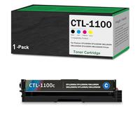 Cartucho de tóner remanufacturado de Alta Capacidad CTL-1100 para impresoras Pantum de Las Series CP1150DN, CP1150DW, CM1150DN, CM1150DW, CP1155DN y CM1155ADN, con Chip,Cyan-Standard Yield