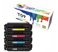 Cartucho de tóner T09 Compatible con Canon TO9BK TO9C TO9Y TO9M BK/C/M/Y. Compatible con impresoras imageCLASS X C1127iF MF1127C LBP1127C i-SENSYS X C1127i C1127iF C1127P,4Color-1Pack