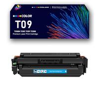 Cartucho de tóner T09 de Alto Rendimiento para Canon TO9BK, TO9C, TO9Y, TO9M. Compatible con impresoras imageCLASS X, C1127iF, MF1127C, LBP1127C, i-SENSYS X, C1127i, C1127iF y C1127P,Cyan-1Pack