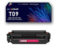 Cartucho de tóner T09 de Alto Rendimiento para Canon TO9BK, TO9C, TO9Y, TO9M. Compatible con impresoras imageCLASS X, C1127iF, MF1127C, LBP1127C, i-SENSYS X, C1127i, C1127iF y C1127P,Magenta-1Pack