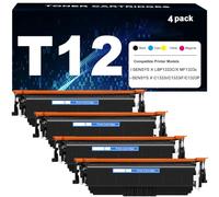 Cartucho de Tóner T12 de Repuesto Cartucho de Tinta para Canon, Compatible con impresoras para Canon Color imageCLASS X LBP1333C MF1333C i-SENSYS X C1333i C1333iF C1333P