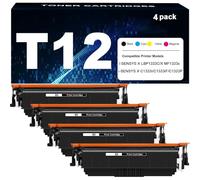 Cartucho de Tóner T12 de Repuesto Cartucho de Tinta para Canon, Compatible con impresoras para Canon Color imageCLASS X LBP1333C MF1333C i-SENSYS X C1333i C1333iF C1333P