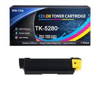Cartucho de Tóner TK-5280 con Chip de Repuesto Compatible con Kyocera TK5280, para Impresoras ECOSYS M6235 M6635 P6235 M6235cidn M6635cidn P6235cdn