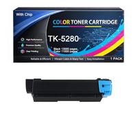 Cartucho de Tóner TK-5280 con Chip de Repuesto Compatible con Kyocera TK5280, para Impresoras ECOSYS M6235 M6635 P6235 M6235cidn M6635cidn P6235cdn