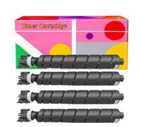 Cartucho de Tóner TK-6325 Compatible con Kyocera TASKalfa 4002i 4003i 5002i 5003i 6002i 6003i Impresoras, Alto Rendimiento Negro Aproximadamente 35,000 Páginas a un 6% de Cobertura(4 Pack Black)