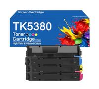 Cartucho de tóner TK5380 con Chip de Repuesto para impresoras Kyocera ECOSYS MA4000cifx, MA4000cix y PA4000cx - Impresión de Alta definición,TK5380 -4Color