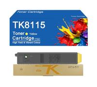 Cartucho de tóner TK8115 de Alto Rendimiento, Repuesto para impresoras Kyocera ECOSYS M8130cidn y M8124cidn, impresión de Alta definición.,TK8115 -Yellow