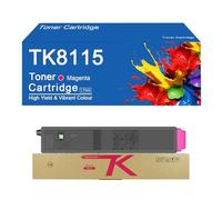 Cartucho de tóner TK8115 de Alto Rendimiento, Repuesto para impresoras Kyocera ECOSYS M8130cidn y M8124cidn, impresión de Alta definición.,TK8115 -Magenta