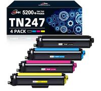 Cartucho de tóner TN247 para Brother DCP-L3550CDW DCP-L3510CDW TN 243CMYK TN243CMYK TN243 TN 243 MFC-L3750CDW MFC-L3770CDW HL-L3210CW HL-L3270CDW HL-L3230CDW HL-L3230CDCDW W TN247 C TN247Y TN247M