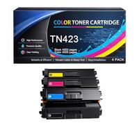 Cartucho de tóner TN423 Compatible para Brother TN 423 421 TN-423 TN-421 | de alto rendimiento para impresoras DCP-L8410CDW HL-L8260CDW HL-L8360CDW MFC-L8690CDW MFC-L8900CDW,K/C/M/Y-4pack