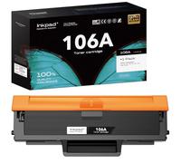 Cartucho de tóner W1106A 106A Compatible con HP W1106A 106A para HP Laser 107a 107r 107w MFP 135a 135r 135w 135wg 137fnw 137fwg (1 Negro, XL)