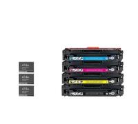 Cartucho de tóner W2030A W2040A 4 Uds 415X 416X 414X Compatible con M454 M454dw M454nw MFP M479 M479dw M479fdw(1Set 415X with Chip)