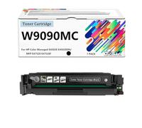 Cartucho de tóner W9090MC Compatible con Las impresoras HP Color Managed E45028, E45028DN/MFP, E47528 y E47528f. Cartuchos de Alto Rendimiento: 8600/6900 páginas,BK-with Chip