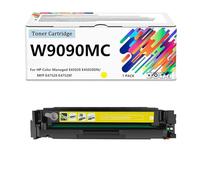 Cartucho de tóner W9090MC Compatible con Las impresoras HP Color Managed E45028, E45028DN/MFP, E47528 y E47528f. Cartuchos de Alto Rendimiento: 8600/6900 páginas,Y-with Chip
