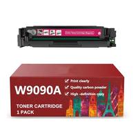 Cartucho de tóner W9090MC, Compatible con los Cartuchos de Repuesto W9090MC, W9091MC, W9092MC y W9093MC para impresoras HP Color Managed E45028, E45028DN/MFP y E47528f,M-with Chip