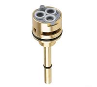 Cartucho desviador de 3 ajustes para grifos, compatible con cuerpos de válvula R11000 y R22000, construcción de latón, funcionamiento sin fugas, amarillo (individual)