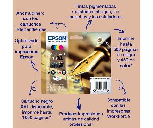 CARTUCHO EPSON CYAN 16 T1622 C13T16224012