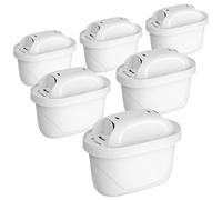 Cartucho Filtrante de Agua, Juego de Cartuchos Filtro Agua Compatible Con Brita Maxtra+, Maxtra Plus, Maxtra Pro, Mavea, Anna Duomax para Agua de Sabor Puro Filtra PFAS Cloro Cal Metales, 6 Piezas
