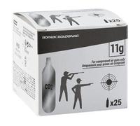 Cartucho Gas Bombona Tiro Deportivo Aire Comprimido Co2 Solognac 11gr Pack 25 Talla única